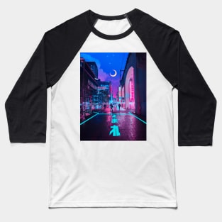 Cyber Alley (Tokyo) Baseball T-Shirt